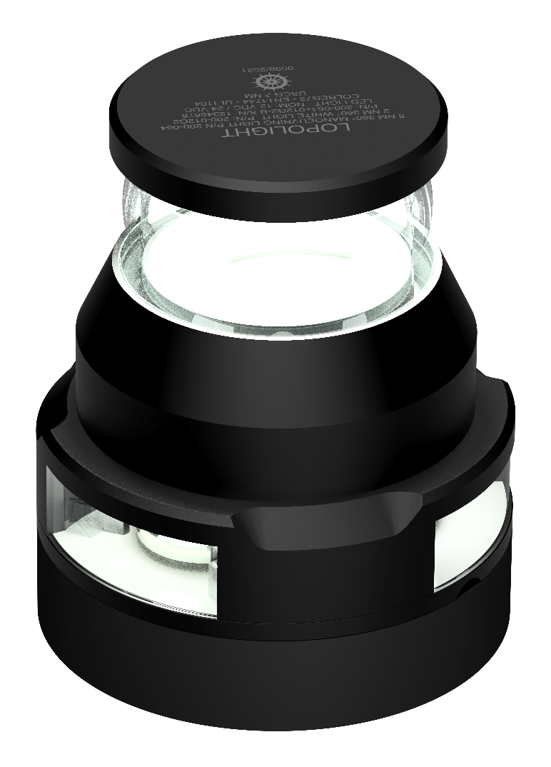 5nm 360° White Maneouvre + 2nm white (blk), 0.7m